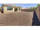 Spacious backyard with a private fence; ready for your custom landscape design at 10531 E Nopal Ave, Mesa, AZ 85209