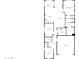 Detailed floor plan showcasing the layout of a home with kitchen, living room, bedrooms, and garage at 10531 E Nopal Ave, Mesa, AZ 85209
