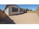 Backyard with block wall and room to add desired landscaping at 12316 W Wagon Wheel Dr, Glendale, AZ 85307