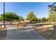 A winding walking path through a park-like setting with trees and open green space at 14556 W Shaw Butte Dr, Surprise, AZ 85379