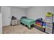 A quaint bedroom featuring neutral walls and modern wood look floors at 1815 E Illini St, Phoenix, AZ 85040