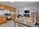 Open kitchen and living room providing lots of space at 1815 E Illini St, Phoenix, AZ 85040