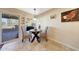 Cozy breakfast nook with a table for two and plenty of natural light at 19215 N Concho Cir, Sun City, AZ 85373