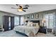 Primary bedroom showcasing wardrobe and neutral decor at 2302 E Paraiso Dr, Phoenix, AZ 85024