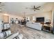 Bright open concept with the kitchen, dining, and living spaces at 23139 E Via Del Sol --, Queen Creek, AZ 85142