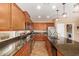 Bright kitchen equipped with stainless steel appliances, granite countertops, and functional layout at 291 E Canyon Rock Rd, San Tan Valley, AZ 85143