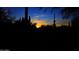 Picturesque sunset over desert landscape featuring silhouetted cacti and natural flora at 30600 N Pima Rd # 81, Scottsdale, AZ 85266