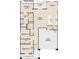 First floor home plan boasting open kitchen, great room, owner's suite, and 2-car garage at 4150 S Neutron --, Mesa, AZ 85212