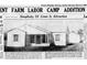 Black and white vintage newspaper clipping showing a white modest elevation with horizontal siding at 512 W Roma Ave, Phoenix, AZ 85013