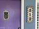 A decorative ceramic tile displays the house number 512 against a light blue exterior wall at 512 W Roma Ave, Phoenix, AZ 85013