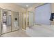 Relaxing bathroom featuring a soaking tub, shower, and a view from the window at 5330 W Morgan Pl, Chandler, AZ 85226