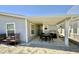 Covered patio with outdoor furniture and a grill at 650 N Hawes Rd # 2827, Mesa, AZ 85207