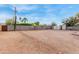 Large backyard with privacy fencing, offering plenty of space for recreation and relaxation at 655 E Hondo Ave, Apache Junction, AZ 85119