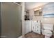 Functional bathroom laundry combination, with practical design and space-saving features at 7302 E Baseline Rd, Mesa, AZ 85209
