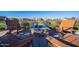 Outdoor firepit with comfortable seating, perfect for gatherings with neighbors at 10912 E Tiburon Ave, Mesa, AZ 85212