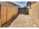 Side yard with gravel and gate at 11664 W Eagle Ct, Surprise, AZ 85378