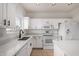 Well-lit kitchen boasts white cabinets, stainless steel appliances, and a spacious countertop at 1222 E Canyon Trl, San Tan Valley, AZ 85143