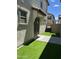 Backyard featuring artificial grass and a barbecue at 1718 S 82Nd Way, Mesa, AZ 85209