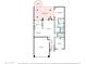 Detailed floor plan illustrating the layout of the home, including room dimensions and key features at 2116 W Marlette Ave, Phoenix, AZ 85015