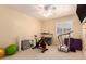 Home gym featuring fitness equipment and neutral-toned walls at 2630 E Dolphin Ave, Mesa, AZ 85204