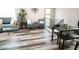 Cozy living room featuring modern flooring, comfortable seating, and stylish decor at 4313 E Jasper Dr, Gilbert, AZ 85296