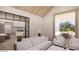 Bright living room with hardwood floors, comfortable seating, and modern lighting at 4729 E Arcadia Ln, Phoenix, AZ 85018