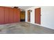View of covered outdoor space and doors including the courtyard entrance at 5371 S Country Club Way, Tempe, AZ 85283