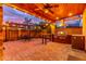 Backyard featuring a kitchen, a seating area, with a covered patio perfect for entertaining at 5443 W Hobby Horse Dr, Phoenix, AZ 85083