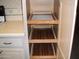 Kitchen pantry with pull out shelves at 7821 W Clarendon Ave, Phoenix, AZ 85033