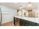 Modern kitchen features updated countertops, stainless steel appliances and contemporary lighting at 7911 E San Miguel Ave # 3, Scottsdale, AZ 85250