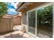 Enclosed patio with tile floor has a sliding door entry at 7911 E San Miguel Ave # 3, Scottsdale, AZ 85250