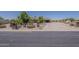 Charming front yard with desert landscaping and long driveway leading to the house at 10655 E Broadway Rd, Mesa, AZ 85208