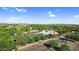 Scenic aerial view showcasing the property nestled within a green park and parking at 13131 N 153Rd Ave, Surprise, AZ 85379