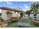 Inviting backyard oasis with well-manicured lawn, outdoor seating, and refreshing private pool at 13131 N 153Rd Ave, Surprise, AZ 85379