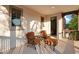 Outdoor patio with cushioned seating offering a relaxing space to enjoy the sunlight at 13131 N 153Rd Ave, Surprise, AZ 85379