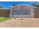 Wind Drift community sign with desert landscaping at 1350 E Vaughn Ave, Gilbert, AZ 85234