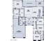 Detailed floor plan showcasing the layout of the home at 14979 S 184Th Ave, Goodyear, AZ 85338