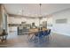 Eat-in kitchen with ample counter seating, stainless appliances, and lots of cabinet space at 14979 S 184Th Ave, Goodyear, AZ 85338