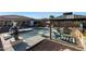Backyard pool with grill, outdoor kitchen area, and fountain features at 14979 S 184Th Ave, Goodyear, AZ 85338
