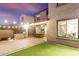 Beautiful backyard with patio, outdoor kitchen, artificial turf and sunset view at 21602 N 36Th St, Phoenix, AZ 85050