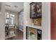 Dining area featuring a wine refrigerator, perfect for entertaining guests at 21602 N 36Th St, Phoenix, AZ 85050