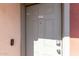 A secure front door with the unit number 2816, a modern doorbell, and a keypad entry at 3600 N Hayden Rd # 2816, Scottsdale, AZ 85251