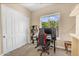 Home office with neutral walls, carpet and a gamer chair at 4204 S Winter Ln, Gilbert, AZ 85297