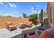 Comfortable patio area with stylish furniture and a peaceful setting, perfect for outdoor relaxation at 4204 S Winter Ln, Gilbert, AZ 85297