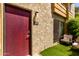 Charming unit with artificial turf, a cozy seating area, and a secure entrance at 4600 N 68Th St # 302, Scottsdale, AZ 85251