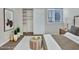 Relaxing bedroom features a large window, closet, and neutral tones at 5757 W Eugie Ave # 1076, Glendale, AZ 85304