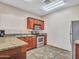Kitchen area with granite countertops and stainless steel appliances at 5757 W Eugie Ave # 1076, Glendale, AZ 85304