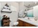 Bathroom with decorative shelving, neutral tones, and a cozy atmosphere at 10239 W Via Del Sol -- # 400, Peoria, AZ 85383