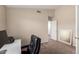 Bedroom featuring carpet, neutral color palette, and plenty of space at 1279 N Blackstone Dr, Chandler, AZ 85224