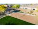 Community park area featuring a sand volleyball court, covered picnic area, and well-manicured landscaping at 1330 E Monte Way, Phoenix, AZ 85042